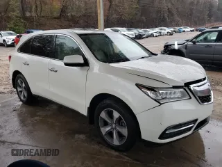 2016 Acura MDX with VIN 5FRYD3H27GB013997, listed as a Copart auction lot 82675154 with 97,776 mi miles and Salvage Title. Bid and sale history available at carsss.com. Image 4.