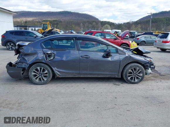 2014 Honda Civic Sedan EX with VIN 19XFB2F83EE071169, listed as a IAAI auction lot 41974108 with 73,885 mi miles. Bid and sale history available at carsss.com. Image 14.