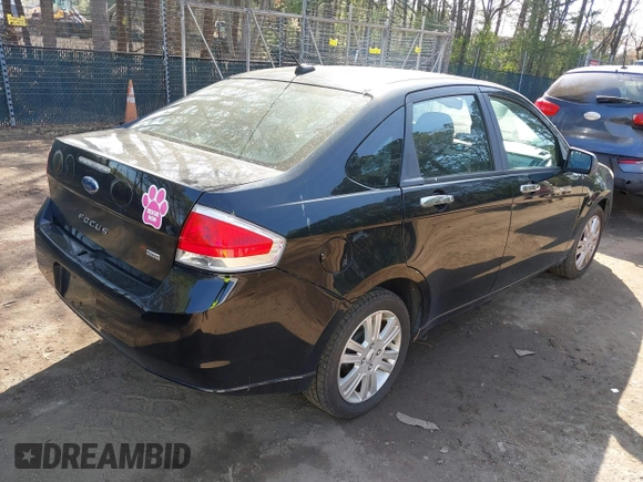 2010 Ford Focus SEL with VIN 1FAHP3HN4AW231889, listed as a IAAI auction lot 41901822 with 129,450 mi miles. Bid and sale history available at carsss.com. Image 4.