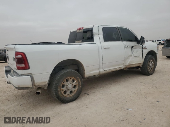 2023 Ram 2500 Laramie with VIN 3C6UR5FL5PG559269, listed as a Copart auction lot 87852985 with 29,174 mi miles and Salvage Title. Bid and sale history available at carsss.com. Image 3.
