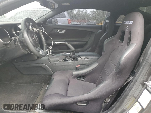 2018 Ford Mustang GT with VIN 1FA6P8CF1J5101059, listed as a Copart auction lot 60715655 with 94,861 mi miles and Salvage title. Bid and sale history available at DreamBid. Image 7.