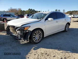 2014 Acura RLX Tech Pkg with VIN JH4KC1F54EC000791, listed as a Copart auction lot 83518544 with 151,975 mi miles and Salvage Title. Bid and sale history available at carsss.com. Image 1.