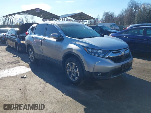 2018 Honda CR-V EX-L with VIN 2HKRW2H81JH658376, listed as a IAAI auction lot 41623188 with 89,603 mi miles. Bid and sale history available at carsss.com. Image 1.