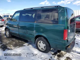 1998 Chevrolet Astro with VIN 1GNEL19WXWB111590, listed as a Copart auction lot 83527884 with 161,137 mi miles and Salvage Title. Bid and sale history available at carsss.com. Image 2.