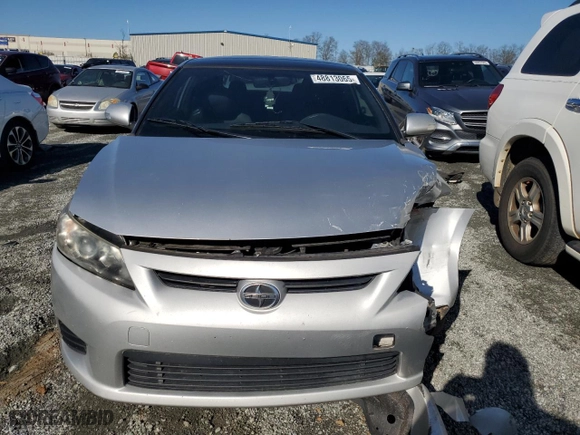 2012 Scion tC with VIN JTKJF5C76C3044914, listed as a Copart auction lot 48813065 with 138,739 mi miles and Salvage Title. Bid and sale history available at carsss.com. Image 5.