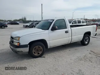 2007 Chevrolet Silverado 1500 LS with VIN 1GCEC14V27Z204071, listed as a Copart auction lot 50455645 with 123,355 mi miles and Salvage Title. Bid and sale history available at carsss.com. Image 1.