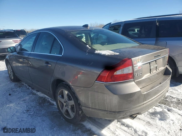 2008 Volvo S80 3.0L Turbo with VIN YV1AH992X81079991, listed as a Copart auction lot 87551635 with 134,289 mi miles and Salvage Title. Bid and sale history available at carsss.com. Image 2.