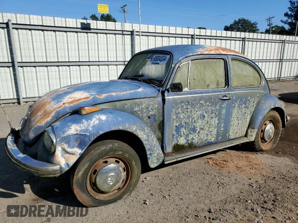 1971 Volkswagen Beetle with VIN 1112109582, listed as a Copart auction lot 68004534 with 75,857 mi miles and Clean Title. Bid and sale history available at DreamBid. Image 1.