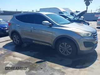 2014 Hyundai Santa Fe Sport with VIN 5XYZT3LB0EG148017, listed as a IAAI auction lot 41998358 with 156,506 mi miles. Bid and sale history available at carsss.com. Image 1.
