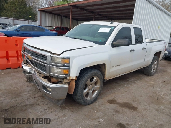 2014 Chevrolet Silverado 1500 LT with VIN 1GCVKREC8EZ108120, listed as a IAAI auction lot 41911695 with 217,358 mi miles. Bid and sale history available at carsss.com. Image 18.
