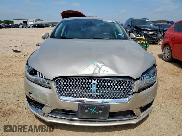 2017 Lincoln MKZ Hybrid Reserve with VIN 3LN6L5MU9HR632823, listed as a Copart auction lot 58886635 with 39,680 mi miles and Salvage title. Bid and sale history available at DreamBid. Image 5.