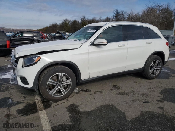 2019 Mercedes-Benz GLC with VIN WDC0G4KB6KF668753, listed as a Copart auction lot 41807015 with 49,777 mi miles and Salvage Title. Bid and sale history available at carsss.com. Image 1.