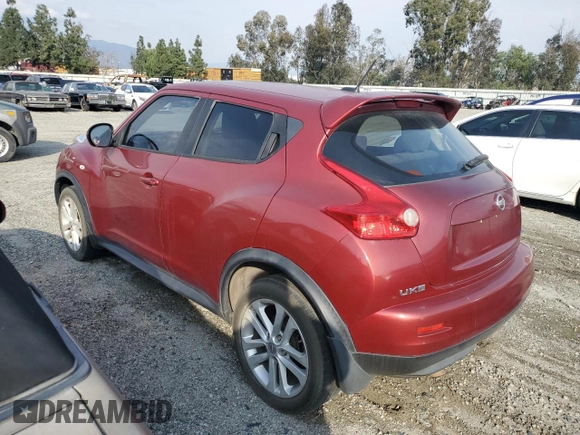 2014 Nissan Juke SV with VIN JN8AF5MR7ET361048, listed as a Copart auction lot 71824144 with 151,414 mi miles and Salvage Title. Bid and sale history available at carsss.com. Image 2.