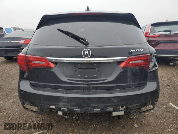 2014 Acura MDX with VIN 5FRYD3H2XEB015661, listed as a Copart auction lot 42613665 with 173,046 mi miles and Salvage Title. Bid and sale history available at carsss.com. Image 6.