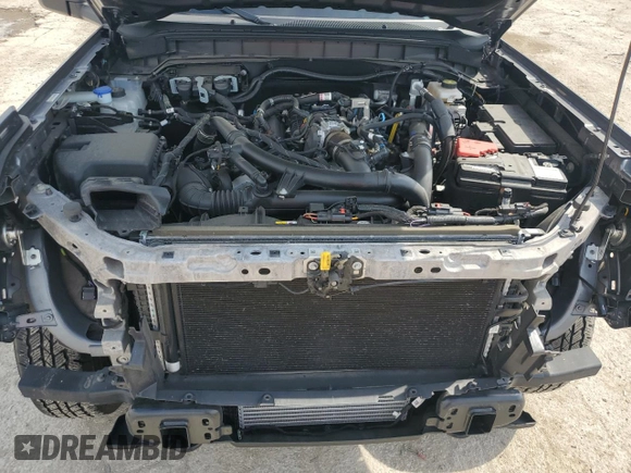 2023 Ford Bronco with VIN 1FMEE5BP3PLC01720, listed as a Copart auction lot 56186505 with 14,229 mi miles and Salvage title. Bid and sale history available at DreamBid. Image 12.