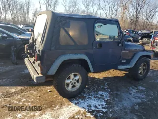 2001 Jeep Wrangler SE with VIN 1J4FA29P11P322524, listed as a Copart auction lot 42051475 with 281,929 mi miles and Clean Title. Bid and sale history available at carsss.com. Image 3.