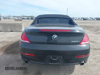 2008 BMW 6 Series 650i with VIN WBAEB53558CX58072, listed as a IAAI auction lot 41686130 with 93,722 mi miles. Bid and sale history available at carsss.com. Image 16.
