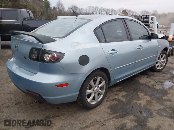 2008 Mazda 3 i Sport with VIN JM1BK32F981161314, listed as a IAAI auction lot 41509282 with 210,240 mi miles and . Bid and sale history available at DreamBid. Image 4.