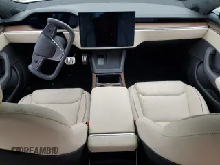 2021 Tesla Model S Plaid с VIN 5YJSA1E6XMF455258, выставлен на аукционе Copart как лот 43788675 с пробегом Не указан миль и Списание • Salvage title. История ставок и продаж доступна на DreamBid. Изображение 8.