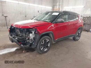 2018 Jeep Compass Trailhawk with VIN 3C4NJDDB7JT234551, listed as a IAAI auction lot 41695627 with 65,381 mi miles and . Bid and sale history available at carsss.com. Image 18.