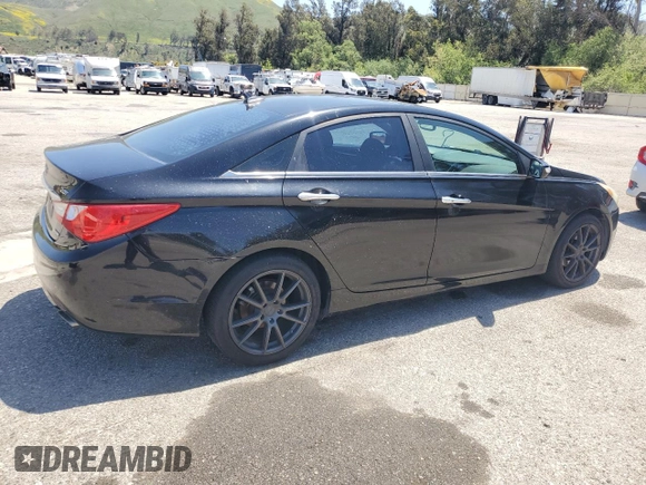 2011 Hyundai Sonata SE with VIN 5NPEC4ABXBH231627, listed as a Copart auction lot 54862885 with 193,056 mi miles and Clean Title. Bid and sale history available at carsss.com. Image 3.
