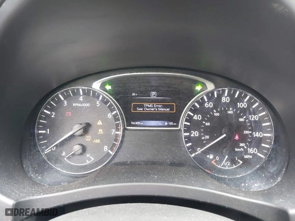 2017 Nissan Altima 2.5 SV with VIN 1N4AL3AP4HC116262, listed as a IAAI auction lot 41705107 with 162,309 mi miles. Bid and sale history available at carsss.com. Image 7.