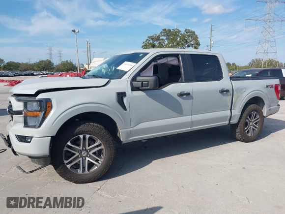 2023 Ford F-150 XL with VIN 1FTEW1C54PFB59130, listed as a IAAI auction lot 41072260 with 45,972 mi miles and . Bid and sale history available at DreamBid. Image 14.