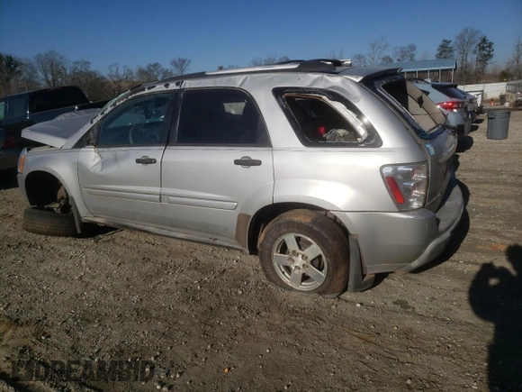 2005 Chevrolet Equinox LS with VIN 2CNDL23F956029222, listed as a Copart auction lot 46320025 with 193,333 mi miles and Salvage Title. Bid and sale history available at carsss.com. Image 2.