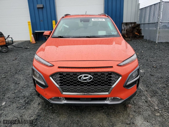 2018 Hyundai Kona Ultimate with VIN KM8K5CA5XJU115409, listed as a Copart auction lot 85286154 with 81,260 mi miles and Salvage Title. Bid and sale history available at carsss.com. Image 5.