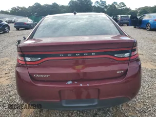 2015 Dodge Dart SXT with VIN 1C3CDFBB8FD319803, listed as a Copart auction lot 59894855 with 96,761 mi miles and Salvage title. Bid and sale history available at DreamBid. Image 6.