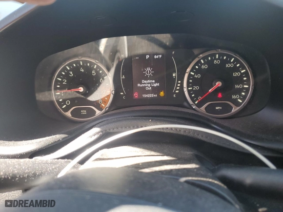 2015 Jeep Renegade Latitude with VIN ZACCJABT9FPC12048, listed as a Copart auction lot 46831665 with 154,222 mi miles and Salvage Title. Bid and sale history available at carsss.com. Image 9.