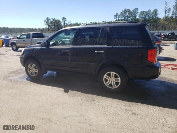2004 Honda Pilot EX with VIN 2HKYF184X4H505843, listed as a Copart auction lot 50374245 with 237,863 mi miles and Salvage Title. Bid and sale history available at carsss.com. Image 2.