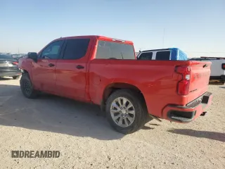 2022 Chevrolet Silverado 1500 Custom with VIN 3GCPABEKXNG597100, listed as a Copart auction lot 43146645 with 28,763 mi miles and Salvage Title. Bid and sale history available at DreamBid. Image 2.
