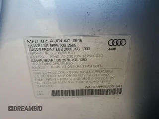 2016 Audi Q5 Premium Plus z VIN WA1D7AFP2GA061548, wystawiony jako Copart lot #55916825 z przebiegiem 76 108 mil mil oraz Szkody całkowita. Historia ofert i sprzedaży dostępna na DreamBid. Obrazek 13.