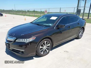 2015 Acura TLX Tech with VIN 19UUB1F54FA027274, listed as a IAAI auction lot 41977673 with 169,691 mi miles. Bid and sale history available at carsss.com. Image 2.