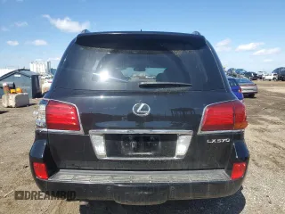 2011 Lexus LX 570 with VIN JTJHY7AX5B4083045, listed as a Copart auction lot 50456225 with 122,942 mi miles and Salvage Title. Bid and sale history available at DreamBid. Image 6.