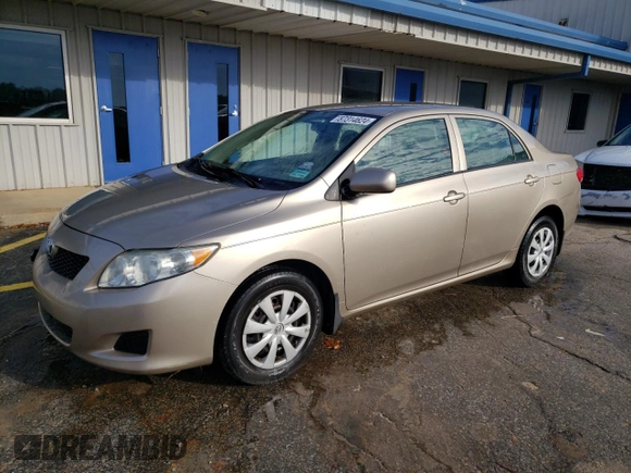 2009 Toyota Corolla with VIN 1NXBU40E59Z054167, listed as a Copart auction lot 87314624 with 141,235 mi miles and Salvage Title. Bid and sale history available at carsss.com. Image 1.