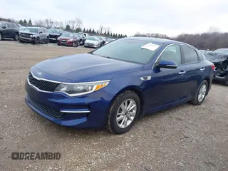 2016 Kia Optima LX with VIN 5XXGT4L32GG007690, listed as a IAAI auction lot 41115075 with 94,071 mi miles. Bid and sale history available at carsss.com. Image 2.
