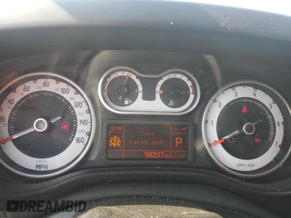 2014 FIAT 500L Trekking with VIN ZFBCFADH3EZ010061, listed as a Copart auction lot 59263115 with 98,207 mi miles and Salvage title. Bid and sale history available at DreamBid. Image 9.