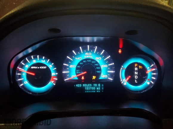2012 Ford Fusion SE with VIN 3FAHP0HA0CR377773, listed as a Copart auction lot 57278885 with 133,700 mi miles and Salvage title. Bid and sale history available at DreamBid. Image 9.