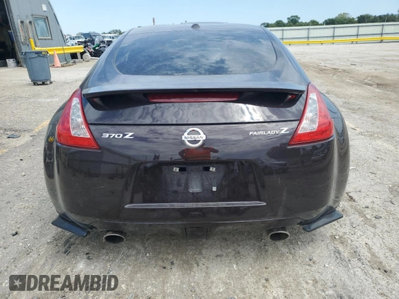 2010 Nissan 370Z Touring with VIN JN1AZ4EH1AM504571, listed as a Copart auction lot 67776294 with 56,166 mi miles and Salvage Title. Bid and sale history available at carsss.com. Image 6.