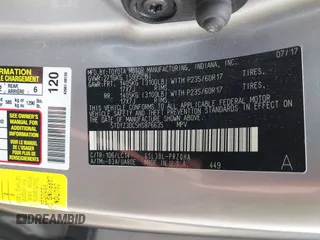 2017 Toyota Sienna XLE Auto Access Seat with VIN 5TDYZ3DC5HS876635, listed as a IAAI auction lot 41874863 with 89,292 mi miles and . Bid and sale history available at DreamBid. Image 9.