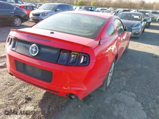 2013 Ford Mustang V6 with VIN 1ZVBP8AM6D5258825, listed as a IAAI auction lot 41864521 with 278,483 mi miles. Bid and sale history available at carsss.com. Image 4.