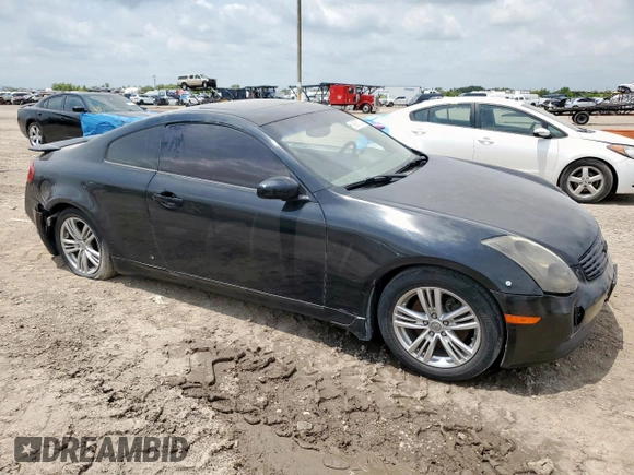 2004 Infiniti G35 w/Leather z VIN JNKCV54E34M826310, wystawiony jako Copart lot #59636735 z przebiegiem 215 769 mil mil oraz Szkoda całkowita • Salvage title. Historia ofert i sprzedaży dostępna na DreamBid. Obrazek 4.