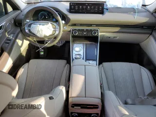 2022 Genesis GV80 with VIN KMUHBDSB1NU096639, listed as a Copart auction lot 47639035 with 25,105 mi miles and Salvage title. Bid and sale history available at DreamBid. Image 8.
