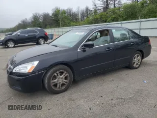2006 Honda Accord EX-L z VIN 1HGCM568X6A018599, wystawiony jako Copart lot #58000555 z przebiegiem 158 593 mil mil oraz Szkoda całkowita • Salvage title. Historia ofert i sprzedaży dostępna na DreamBid. Obrazek 1.