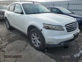 2005 Infiniti FX z VIN JNRAS08W35X210176, wystawiony jako Copart lot #44252375 z przebiegiem 200 690 mil mil oraz Tytuł czysty. Historia ofert i sprzedaży dostępna na DreamBid. Obrazek 4.