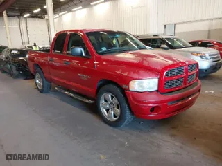 2005 Dodge Ram 1500 SLT with VIN 1D7HA18D45S346888, listed as a IAAI auction lot 41420097 with 279,202 mi miles. Bid and sale history available at carsss.com. Image 1.