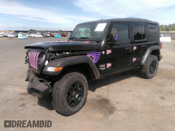 2018 Jeep Wrangler Unlimited Sport S с VIN 1C4HJXDG5JW159062, выставлен на аукционе IAAI как лот 42229427 с пробегом 51 046 миль миль и . История ставок и продаж доступна на DreamBid. Изображение 18.