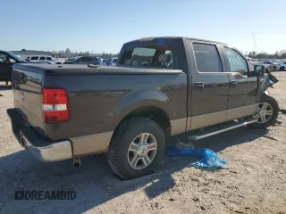 2005 Ford F-150 XLT with VIN 1FTRW12W65KD95732, listed as a Copart auction lot 48598155 with 195,368 mi miles and Salvage Title. Bid and sale history available at DreamBid. Image 3.
